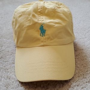 Yellow Ralph Lauren Polo Hat